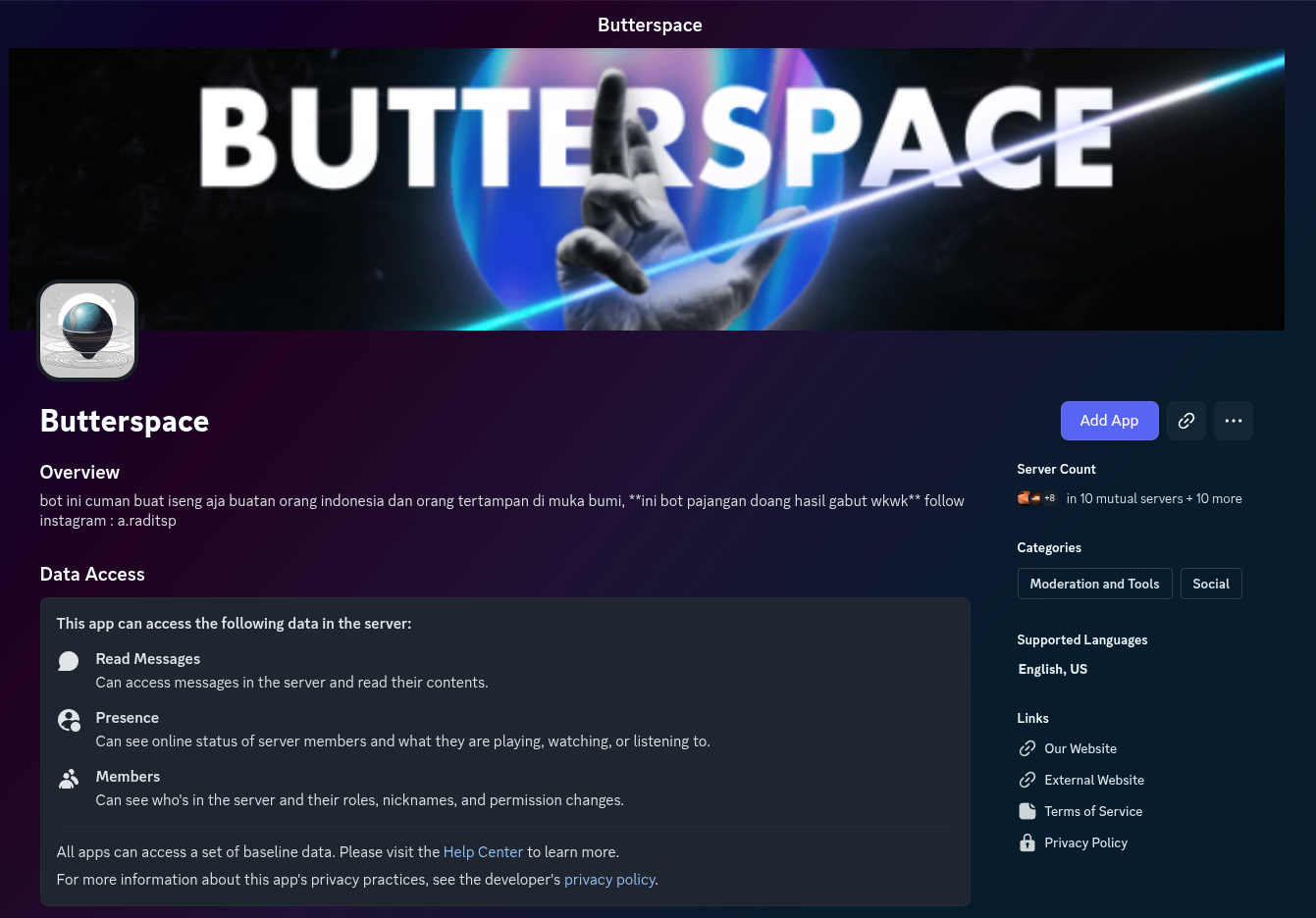 Butterspace